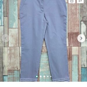 Zara Cotton Pants- Size XS - Pale Lavender Color